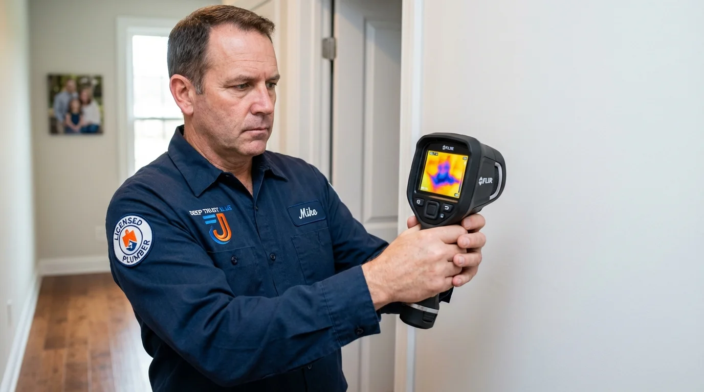 Thermal imaging leak detection by Johns Plumbing LLC in Huachuca City